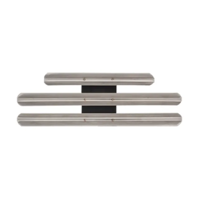 8 Ribbon/Medal 3-Row Metal Mounting Bar Rack, Flush or Spaced
