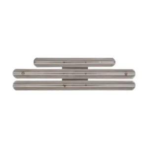 8 Ribbon/Medal 3-Row Metal Mounting Bar Rack, Flush or Spaced