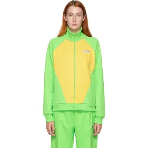 adidas LOTTA VOLKOVA Yellow and Green Podium Track Jacket