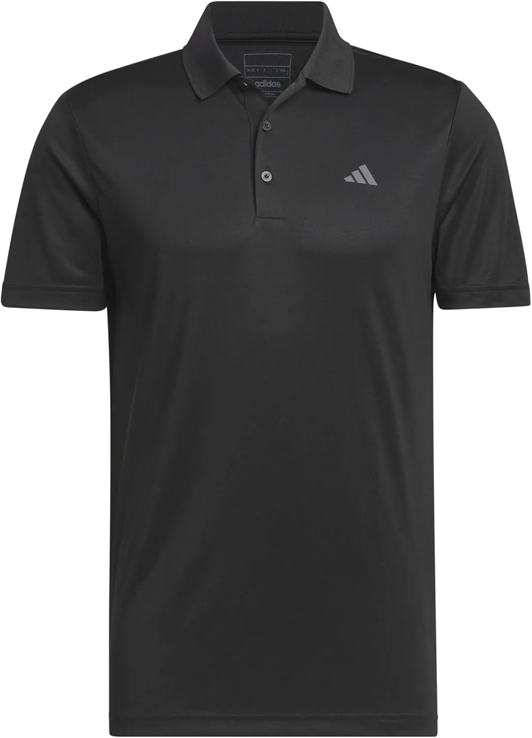 Adidas Mens Core Performance Primegreen Polo Shirt - Customizable Performance for Golfers S Black
