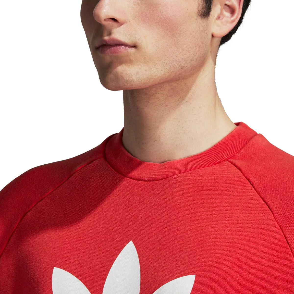 Adidas Originals Trefoil Warm Up Men's Sweatshirt Collegiate Red/White
