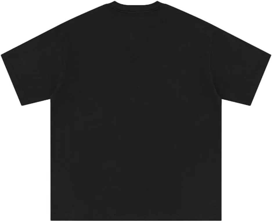 Aelfric Eden Mens Oversized Graphic Tees Dog Embroidery Casual Women Tshirts Short Sleeve Top Cotton Cute Tee Shirt