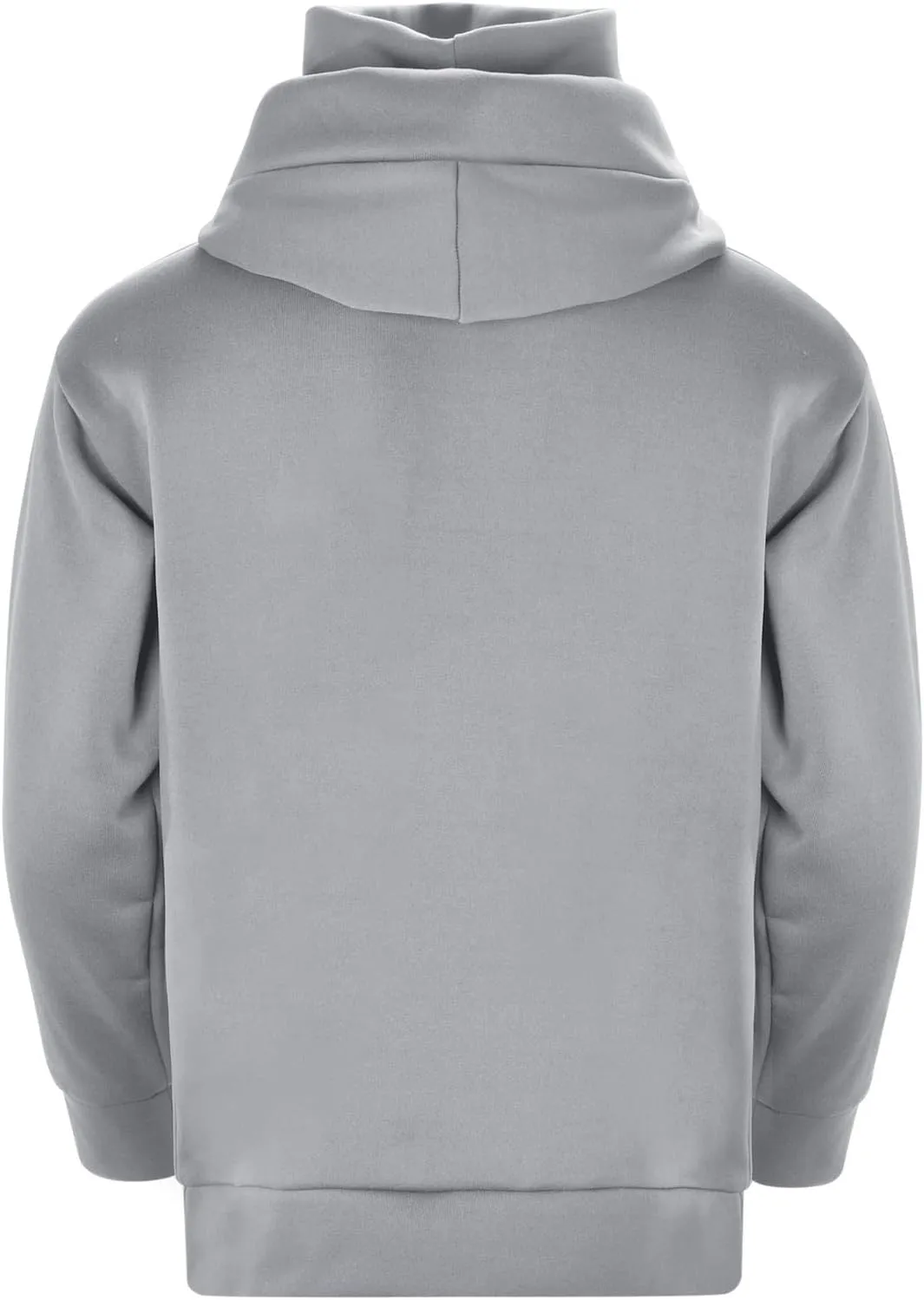 Alalaso Ninja Hoodie Men Double Neckline Cotton Pullover Windproof Warm Japanese Assassin-Style Sweatshirt for Men and Women