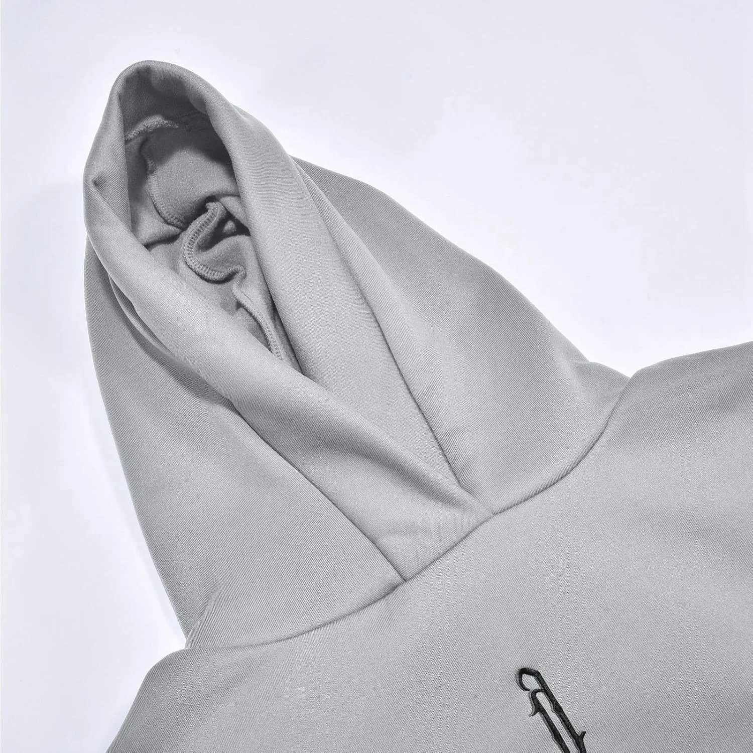 Alalaso Ninja Hoodie Men Double Neckline Cotton Pullover Windproof Warm Japanese Assassin-Style Sweatshirt for Men and Women