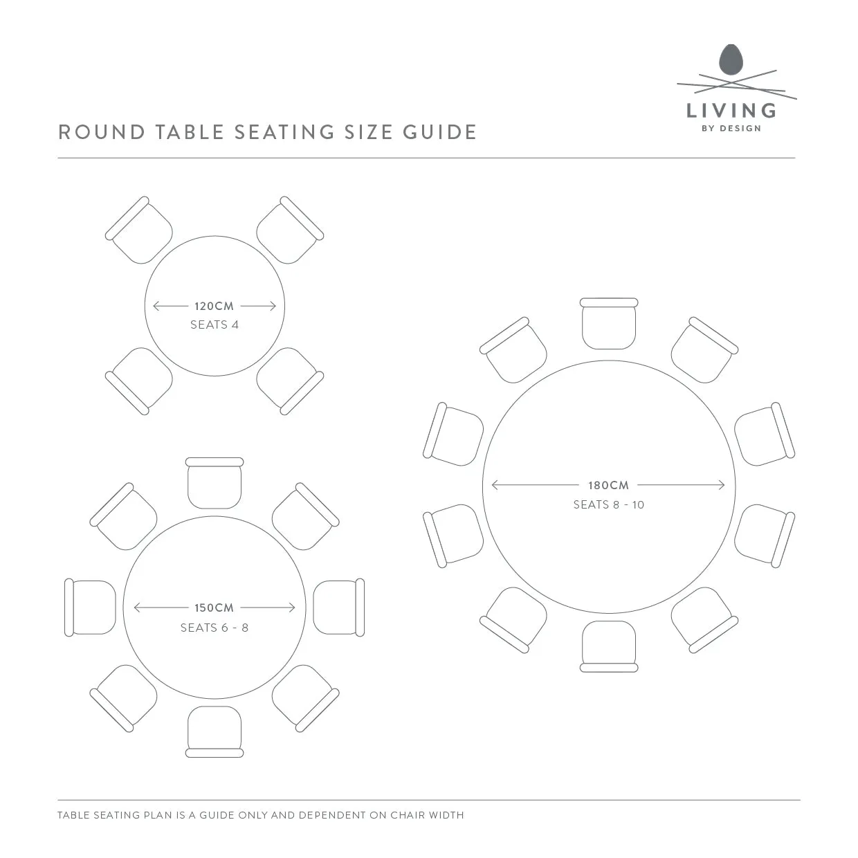 ARIA VITOLO PILLAR ROUND DINING TABLE  |  SAHARA CIMENT  |  180CM