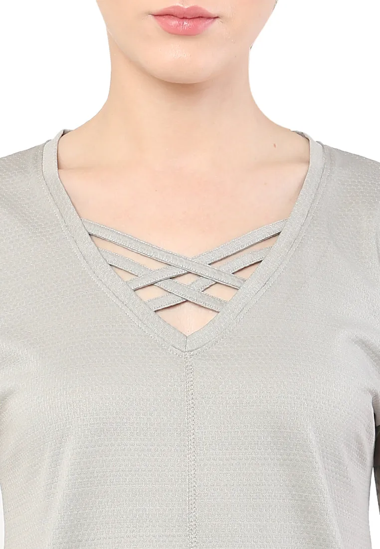 Athleisure Criss Cross Top