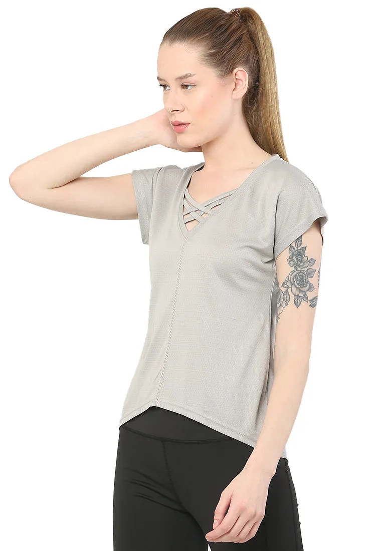 Athleisure Criss Cross Top