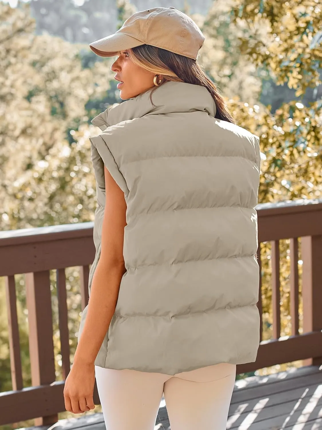 AUTOMET Womens Puffer Vests Fall Fashion Jackets Puffy Outfits 2025 Trendy Sleeveless Coats Outerwear Winter Clothes