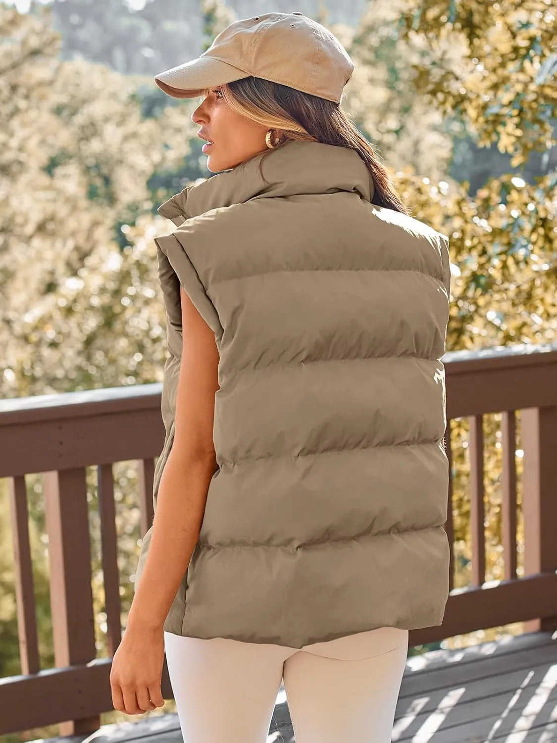 AUTOMET Womens Puffer Vests Fall Fashion Jackets Puffy Outfits 2025 Trendy Sleeveless Coats Outerwear Winter Clothes