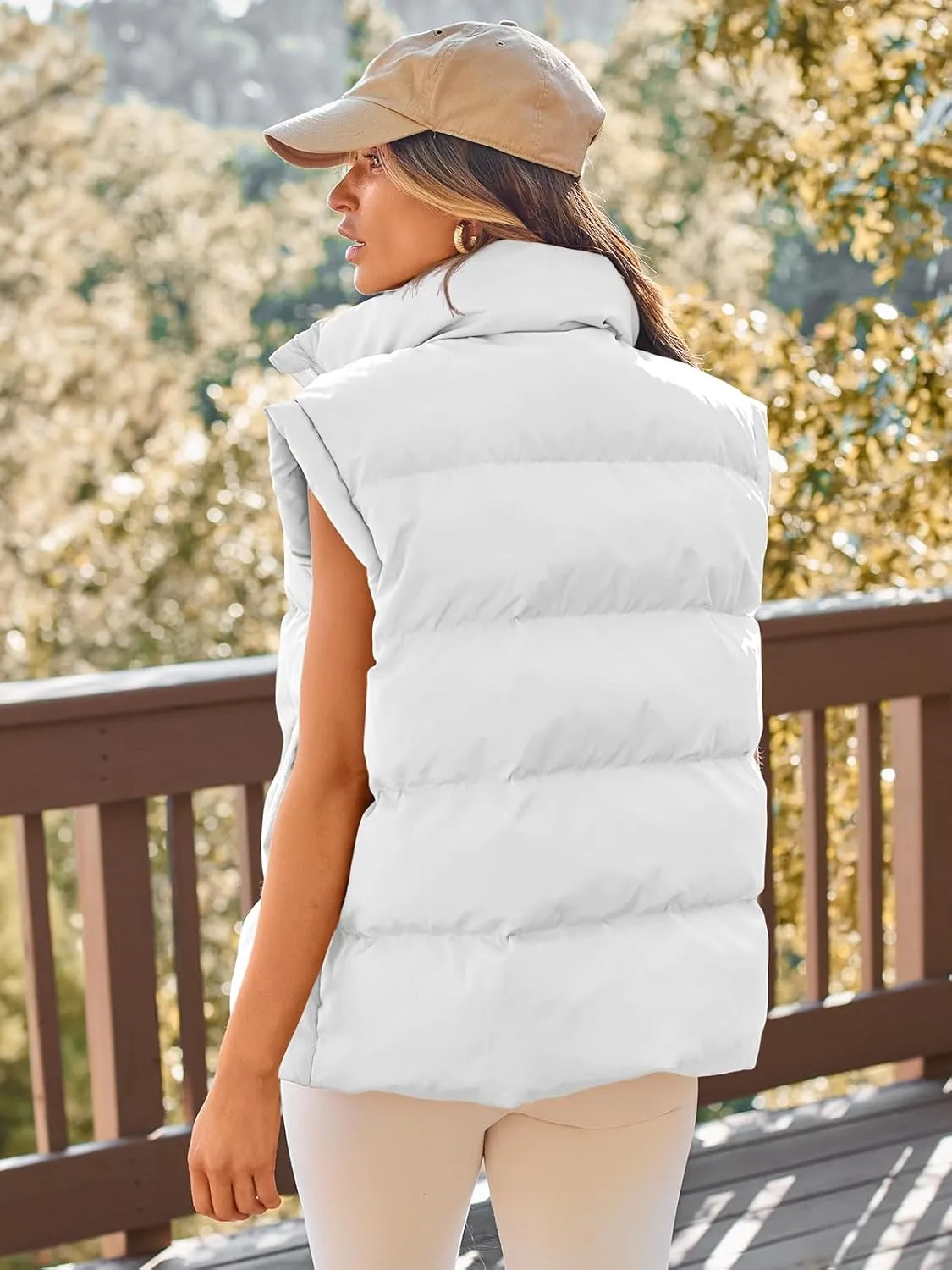 AUTOMET Womens Puffer Vests Fall Fashion Jackets Puffy Outfits 2025 Trendy Sleeveless Coats Outerwear Winter Clothes