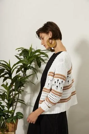 Autumn Cashmere - Chunky Multi Stitch - White/Wicker