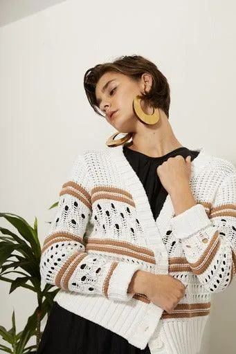 Autumn Cashmere - Chunky Multi Stitch - White/Wicker