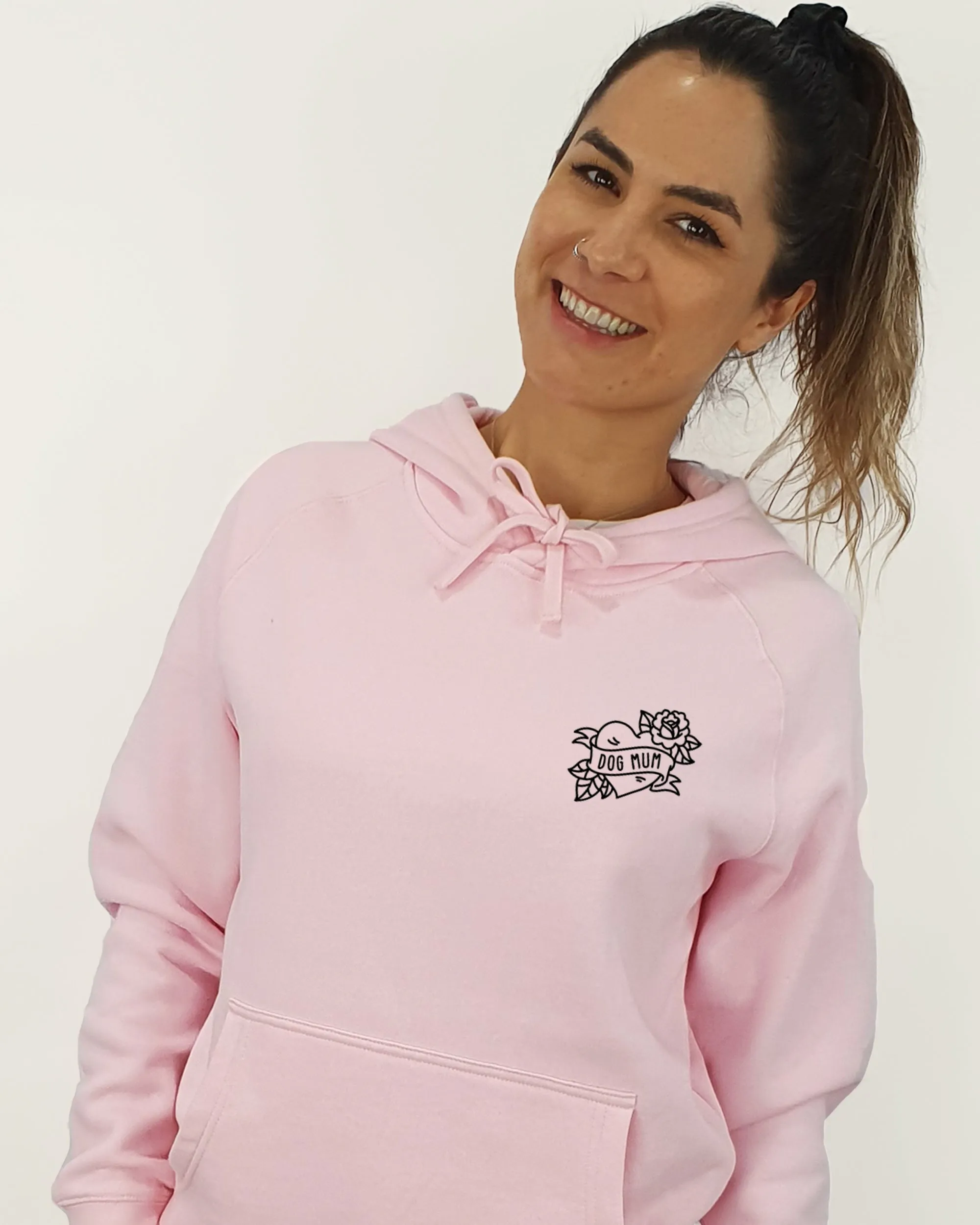 Beagle Mum Illustration: Unisex Hoodie