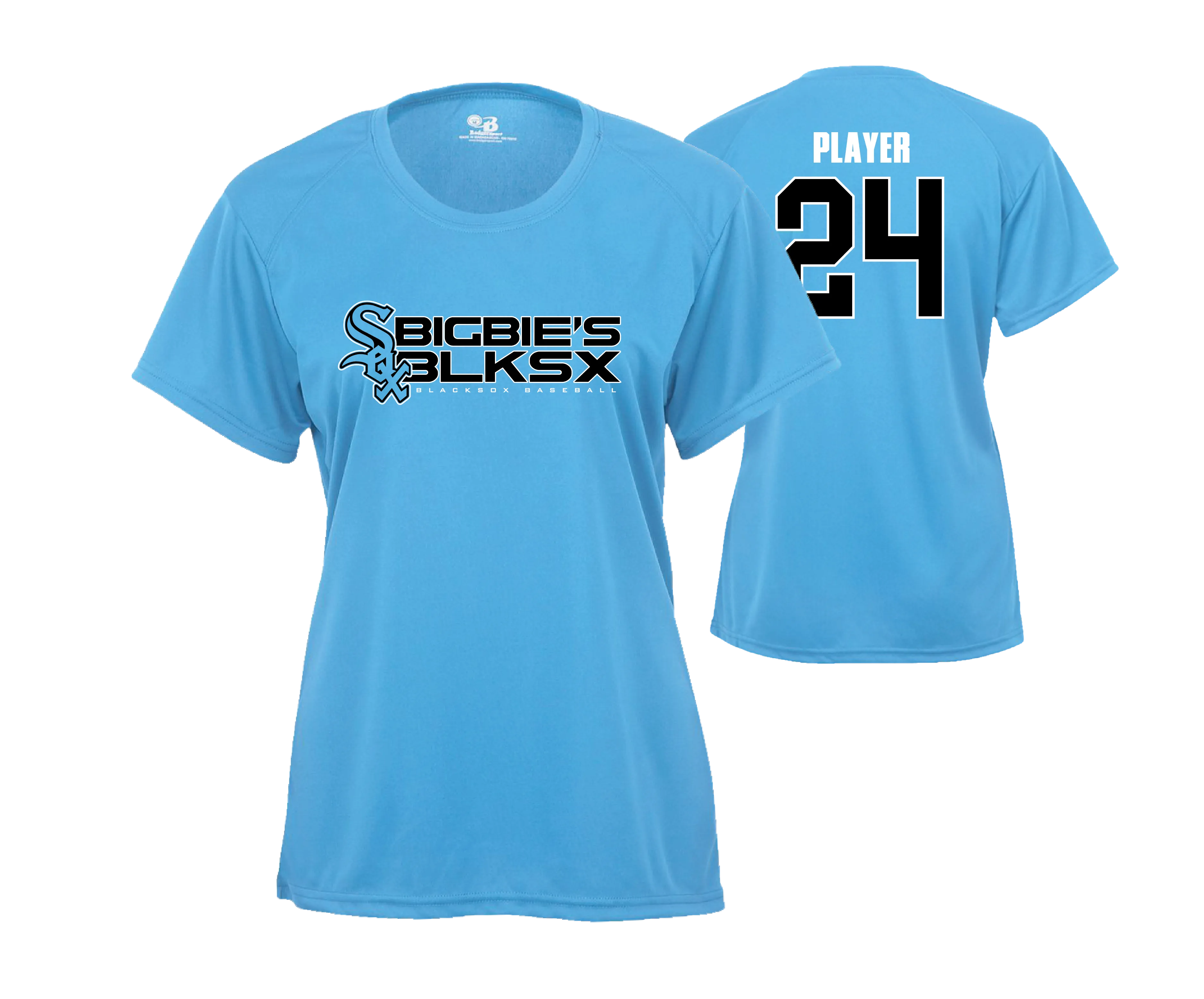 Bigbie Blacksox Performance Womens T Shirts