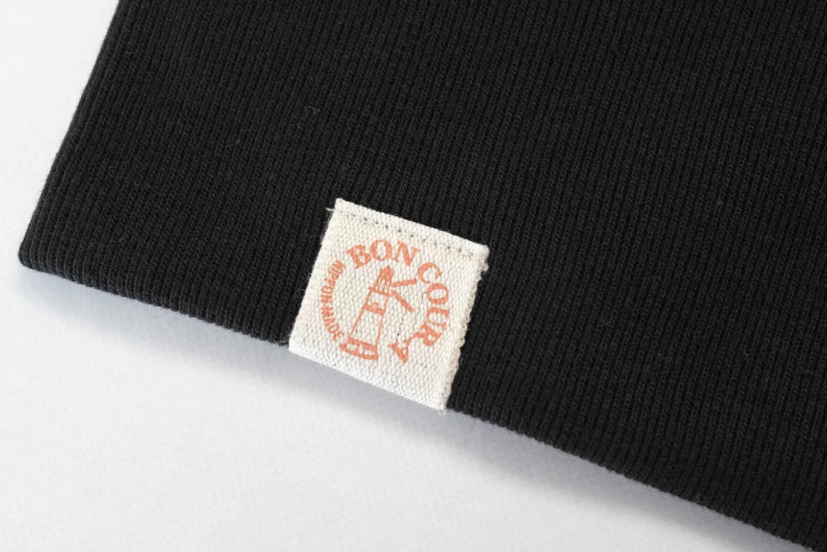 BONCOURA Heavyweight "Indigo Stained" Loopwheeled Sweatshirt (Black)