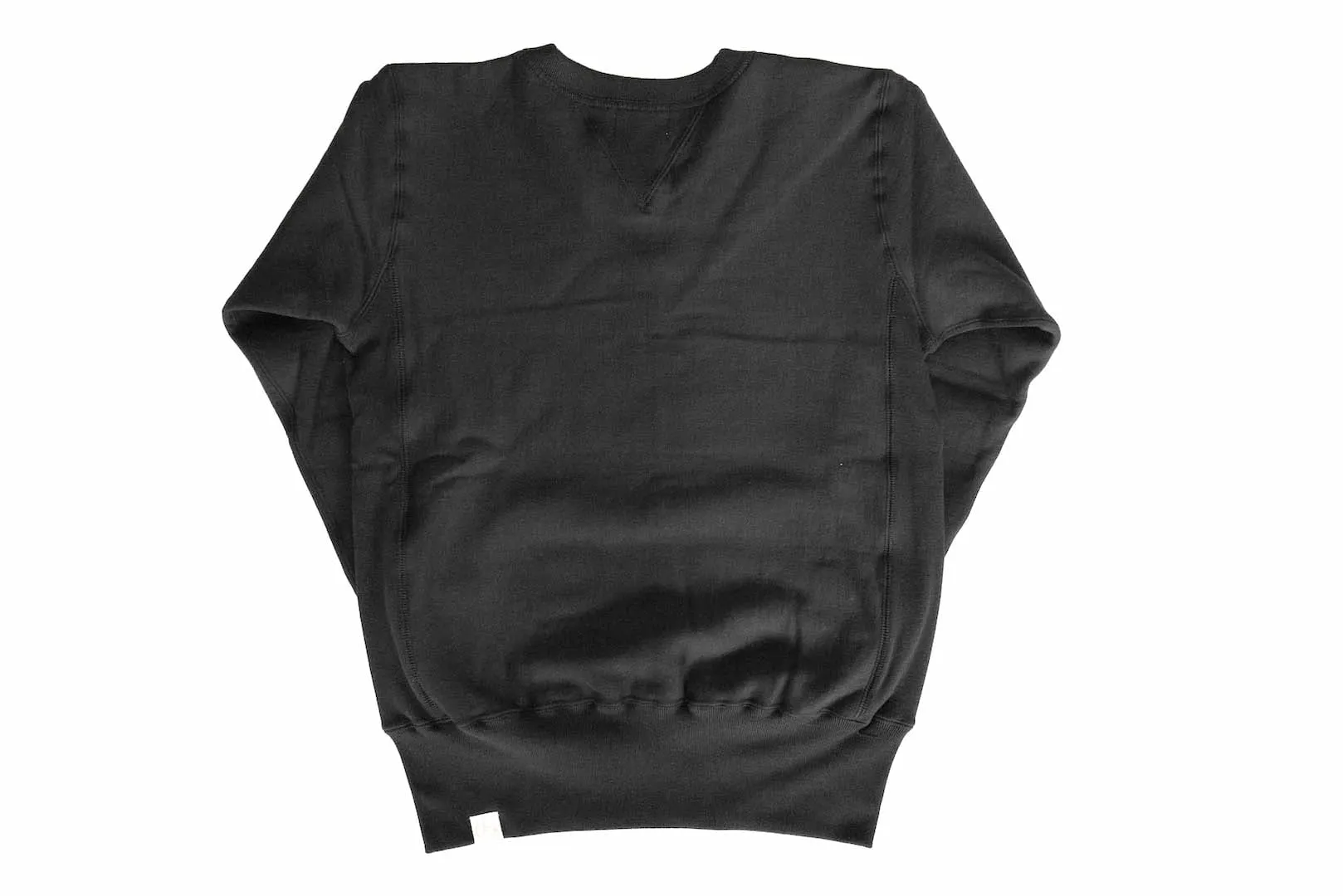 BONCOURA Heavyweight "Indigo Stained" Loopwheeled Sweatshirt (Black)
