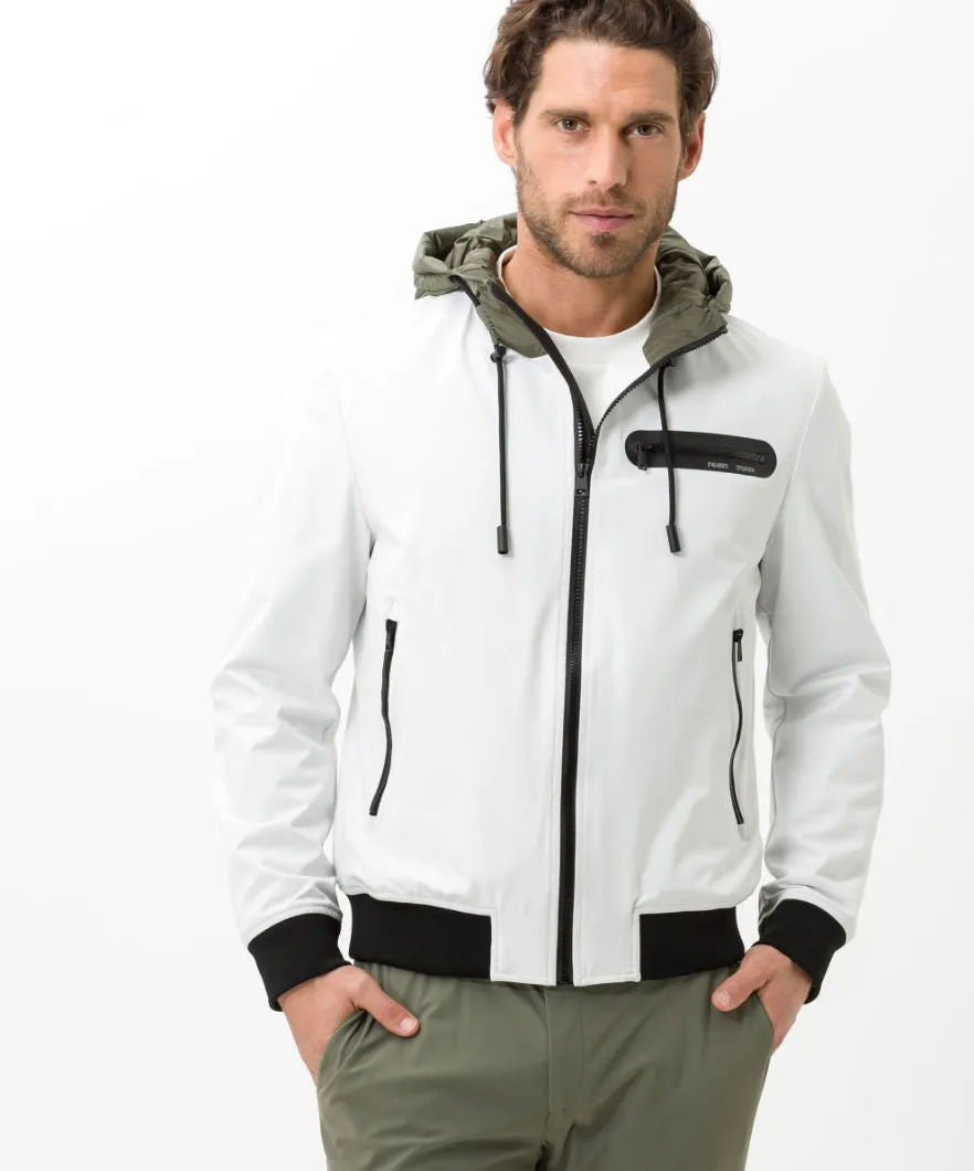 Brax Logan Bomber Jacket - Off White