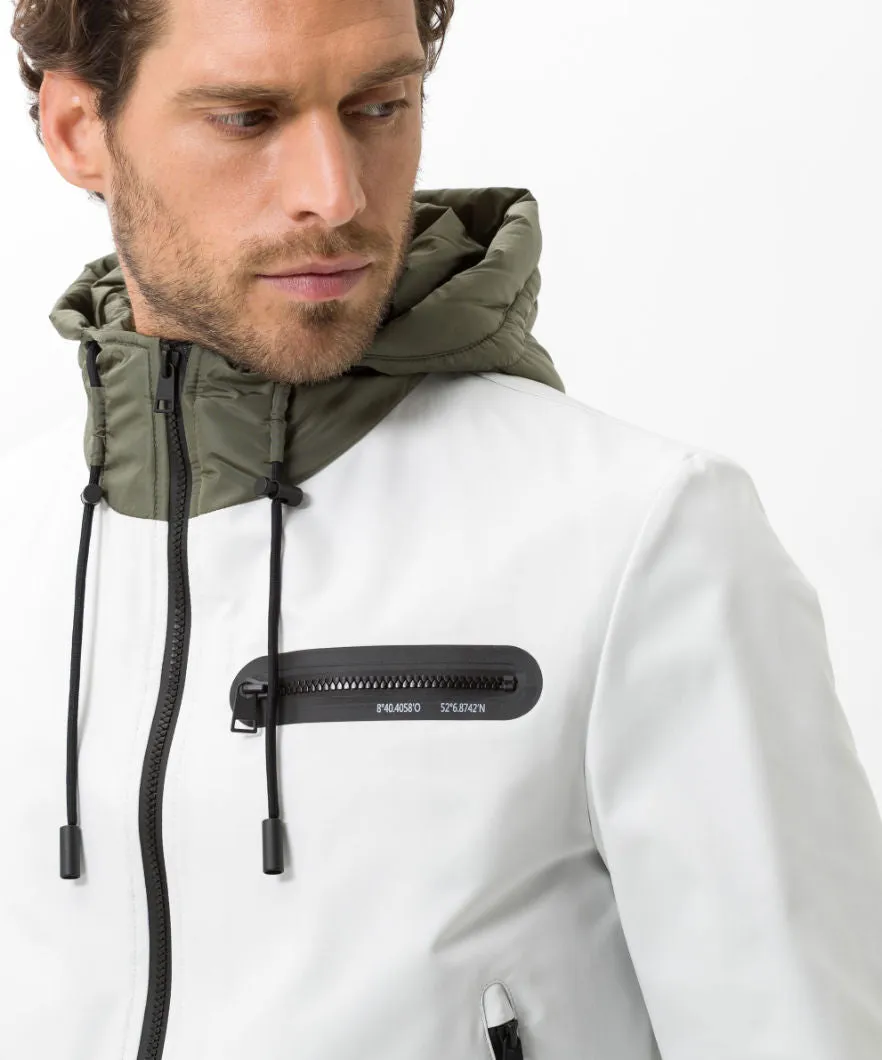 Brax Logan Bomber Jacket - Off White