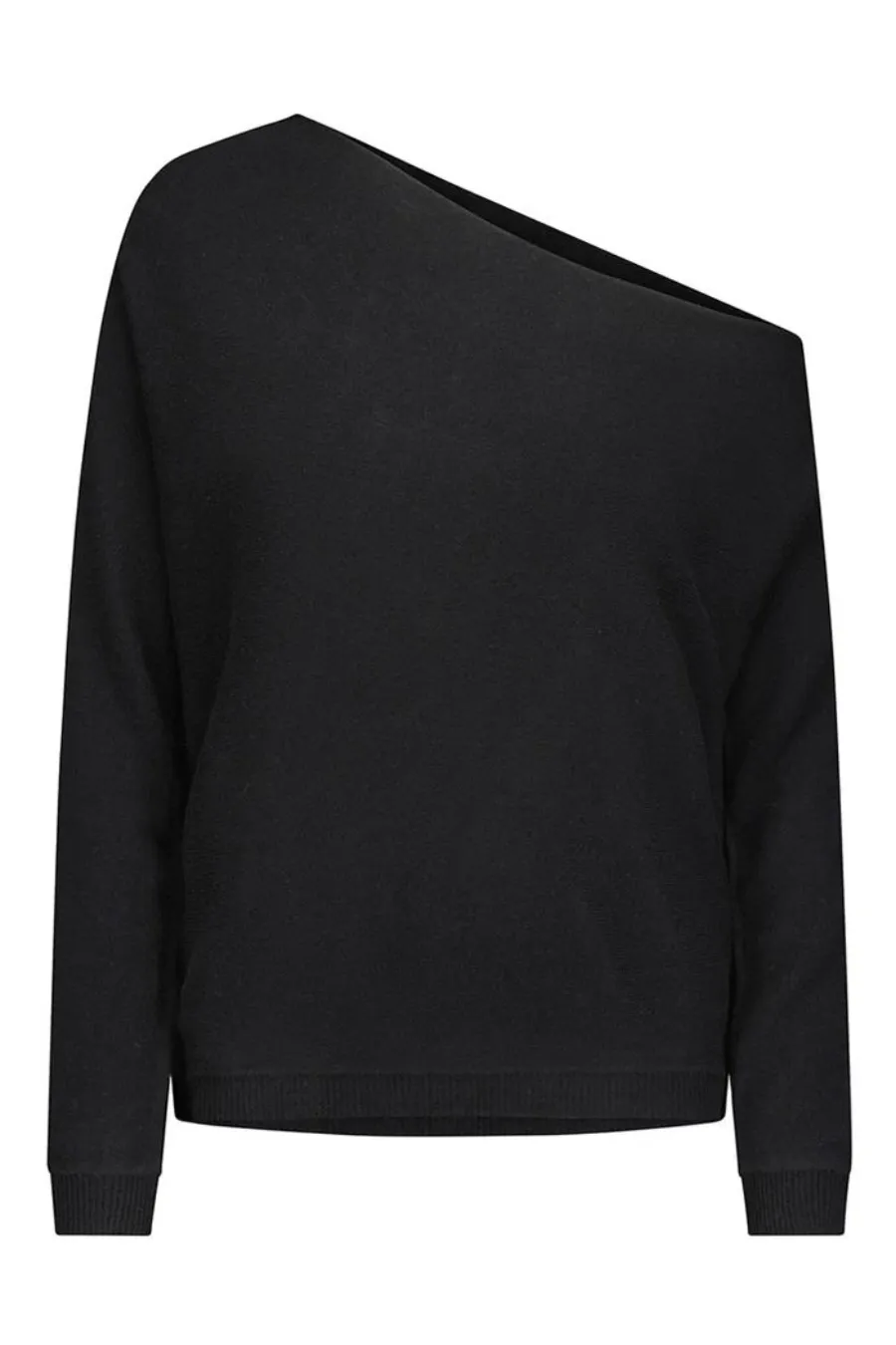 Cashmere Off The Shoulder Top Black