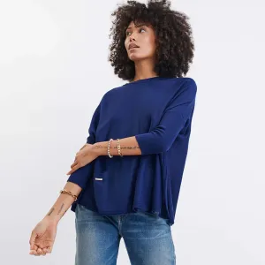 Catalina Crewneck Sweater Deepwater Petite