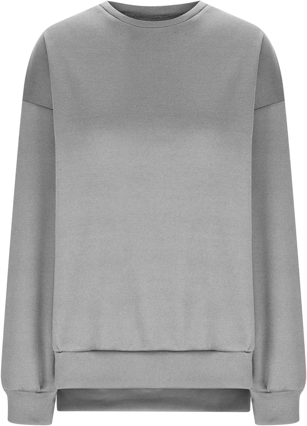 Ceboyel Women Crew Neck Oversized Sweatshirt Long Sleeve Causal Shirts Tops Solid Color Fall Sweater Trendy Y2K Clothes 2023