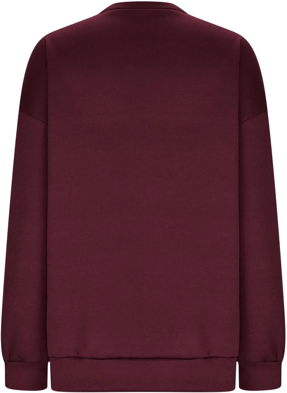 Ceboyel Women Crew Neck Oversized Sweatshirt Long Sleeve Causal Shirts Tops Solid Color Fall Sweater Trendy Y2K Clothes 2023