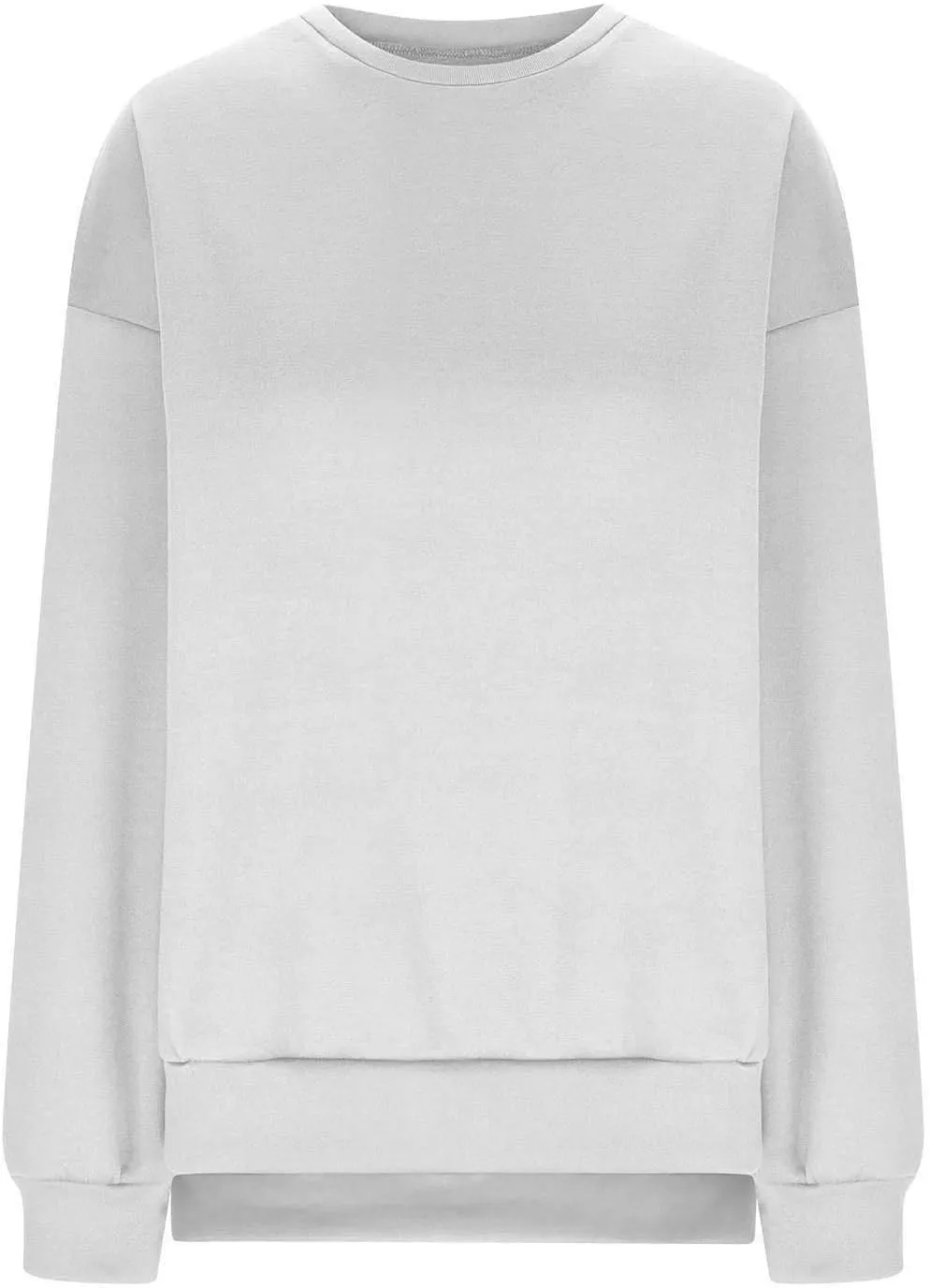 Ceboyel Women Crew Neck Oversized Sweatshirt Long Sleeve Causal Shirts Tops Solid Color Fall Sweater Trendy Y2K Clothes 2023