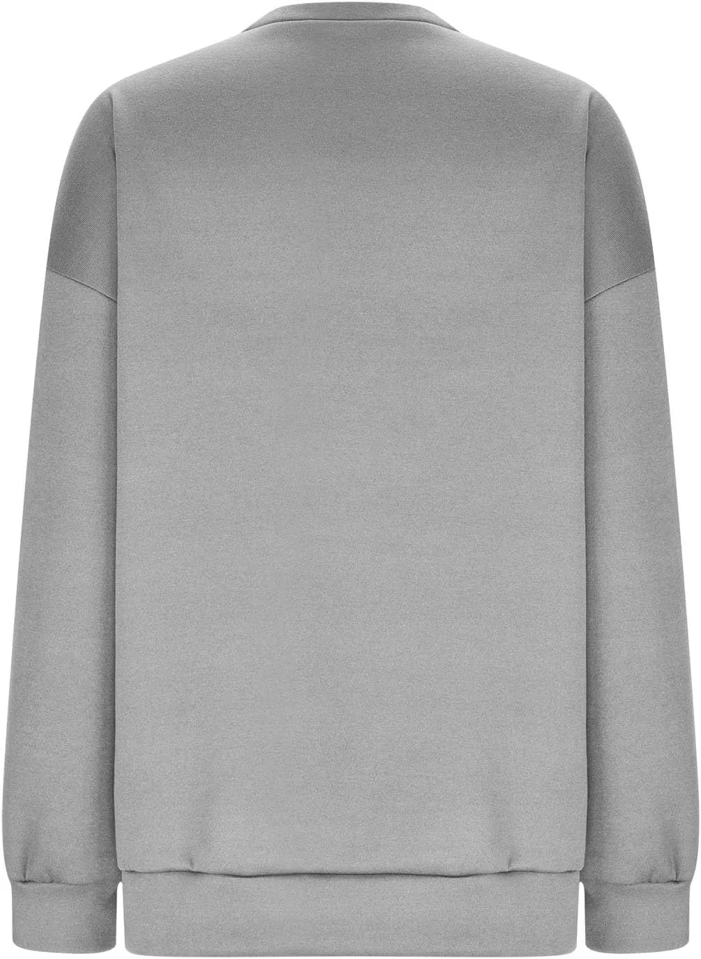 Ceboyel Women Crew Neck Oversized Sweatshirt Long Sleeve Causal Shirts Tops Solid Color Fall Sweater Trendy Y2K Clothes 2023