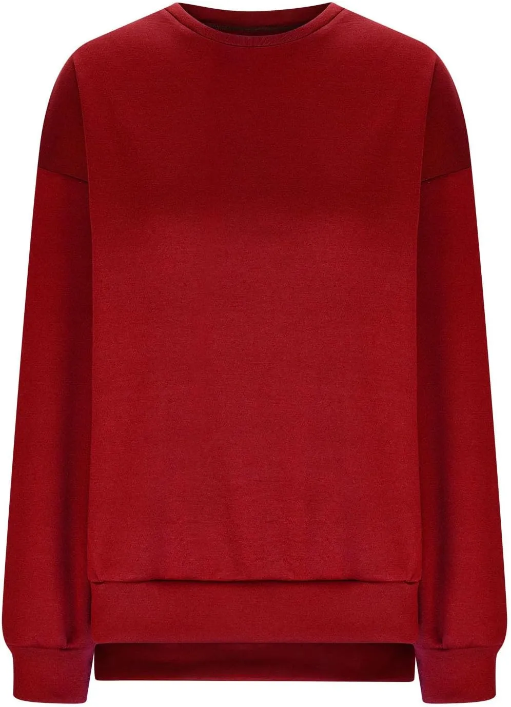 Ceboyel Women Crew Neck Oversized Sweatshirt Long Sleeve Causal Shirts Tops Solid Color Fall Sweater Trendy Y2K Clothes 2023