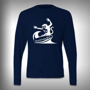 Crazy Monkey Surfing - Performance Shirt - Fishing Shirt - Decal Shirts
