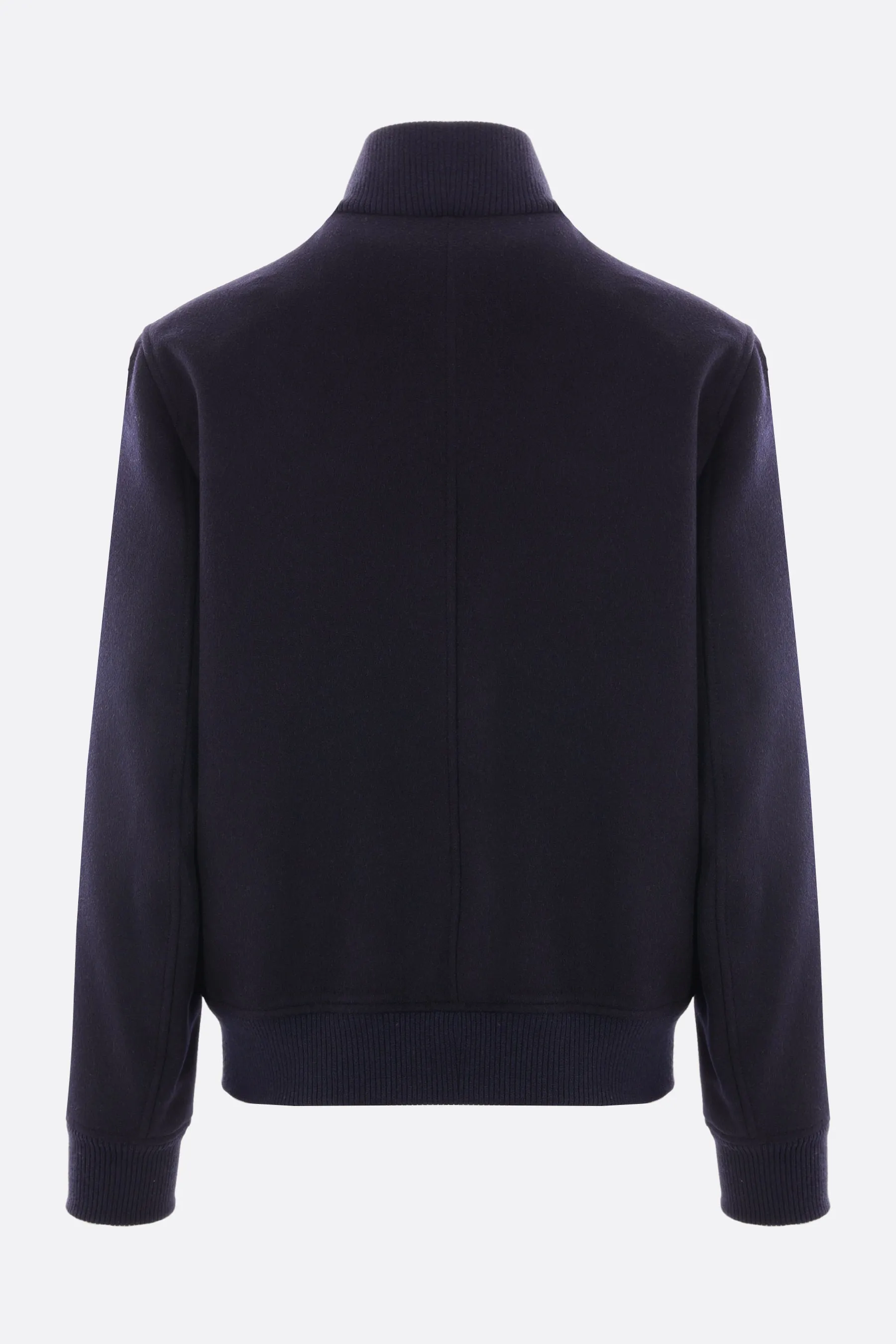 Double Beaver Wool Bomber Jacket