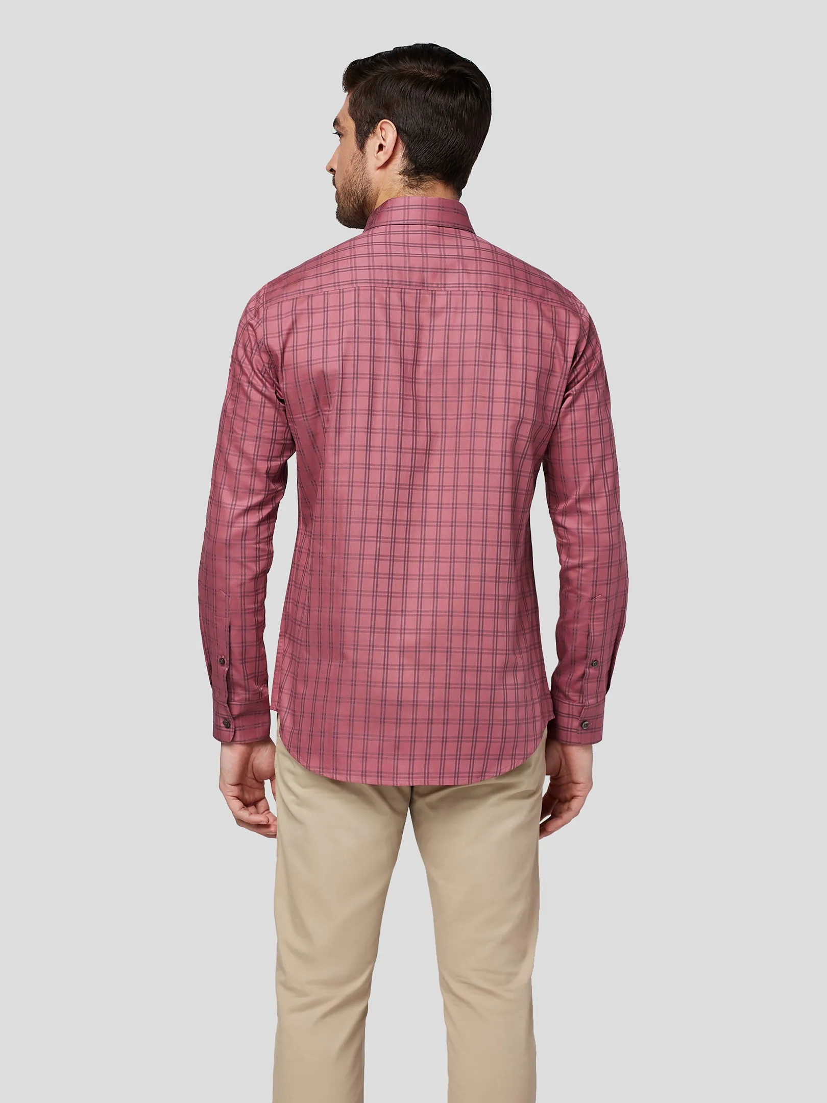 Elysia Satin Check Shirt