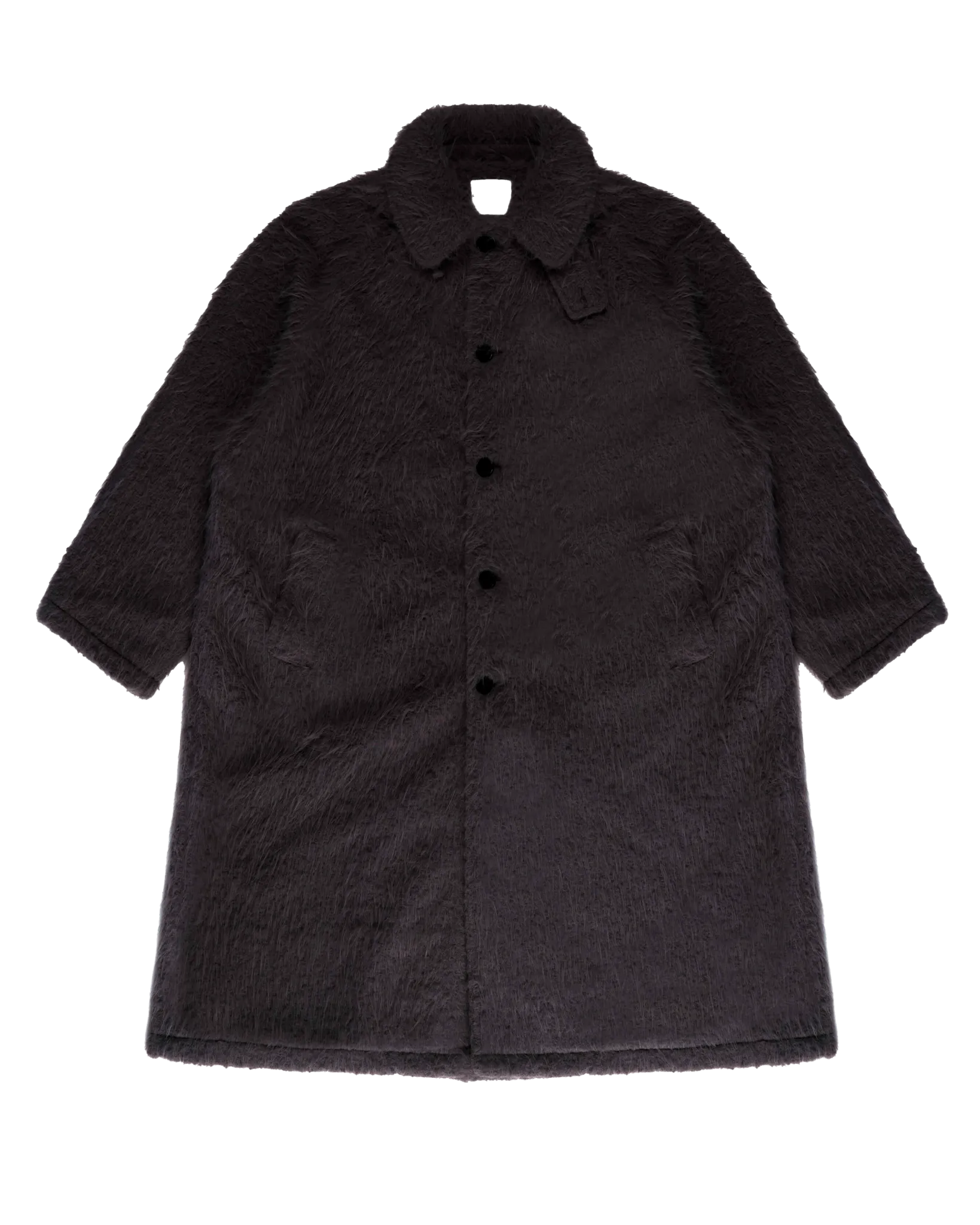 Faux Alpaca Car Coat