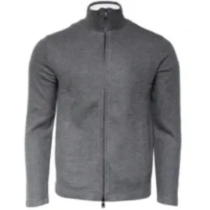 Full Zip Sweater (Silver Grey)