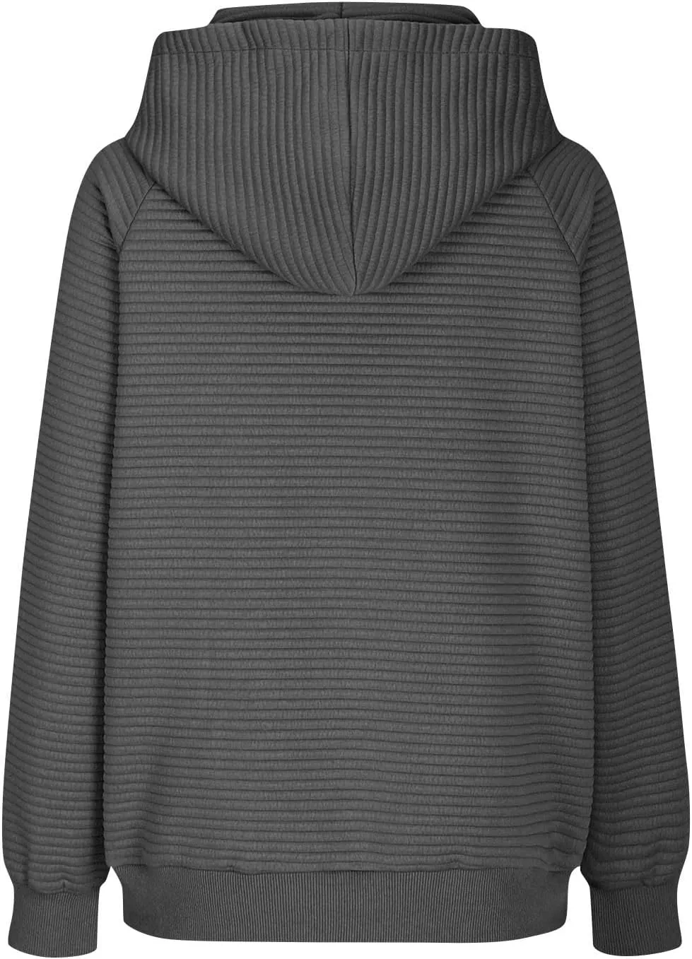 Hoodies for Women Loose Fleece Raglan Long Sleeve Hooded Sweatshirts Casual Comfy Jacquard Pullover with Pockets
