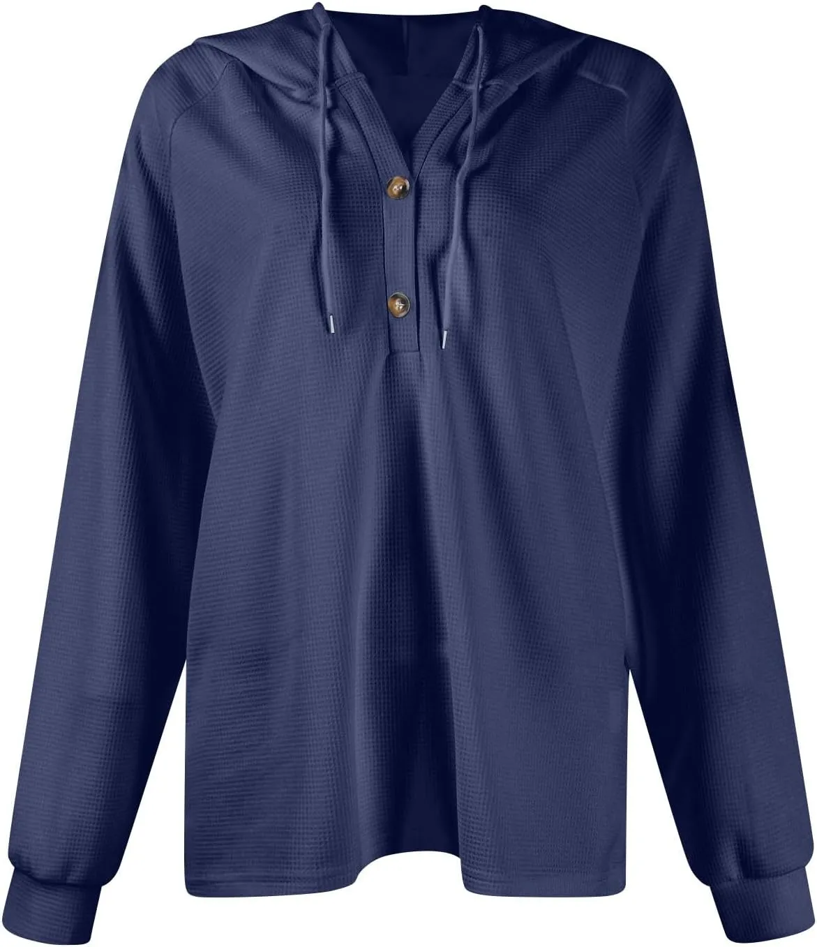 Hoodies For Women, Trendy V Neck Drawstring Long Sleeve Sweatshirts With Hood Comfy Streetwear Fall Pullover Tops