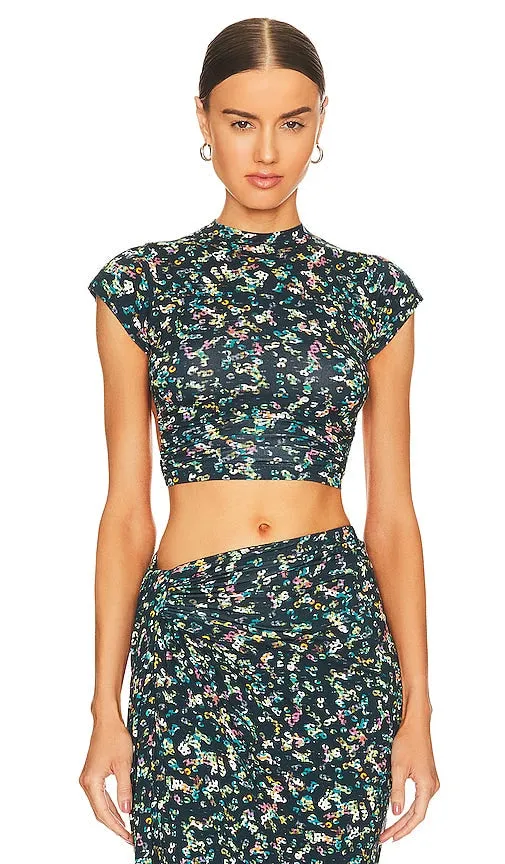 Isabel Marant Etoile Juvia Tee in Green