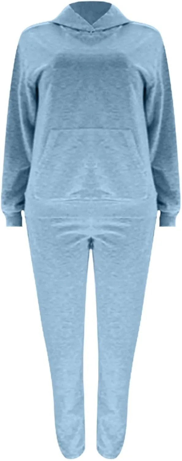 Jogger Sets for Women 2 Piece Lounge Sets Matching Sweat Outfits Oversized Hoodie Sweatsuits Comfy Joggers Tracksuit
