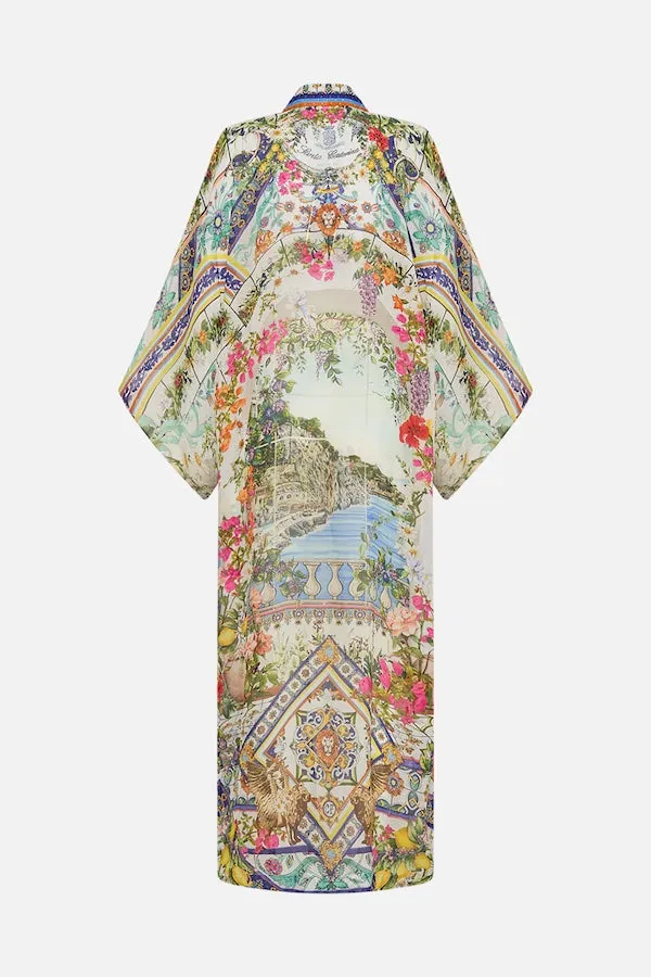KIMONO LAYER WITH COLLAR