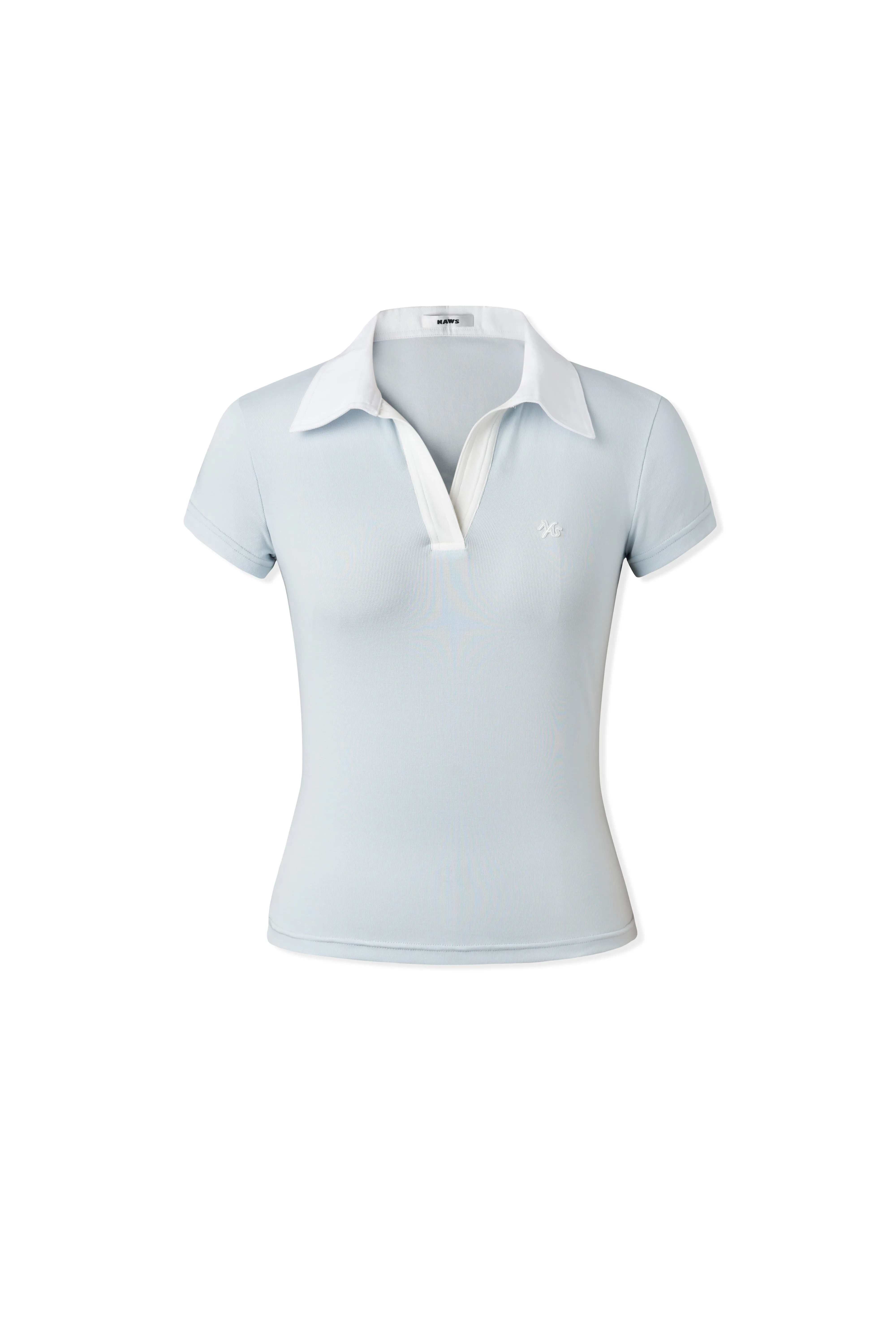 Light Blue Seaside Holiday Polo Tee