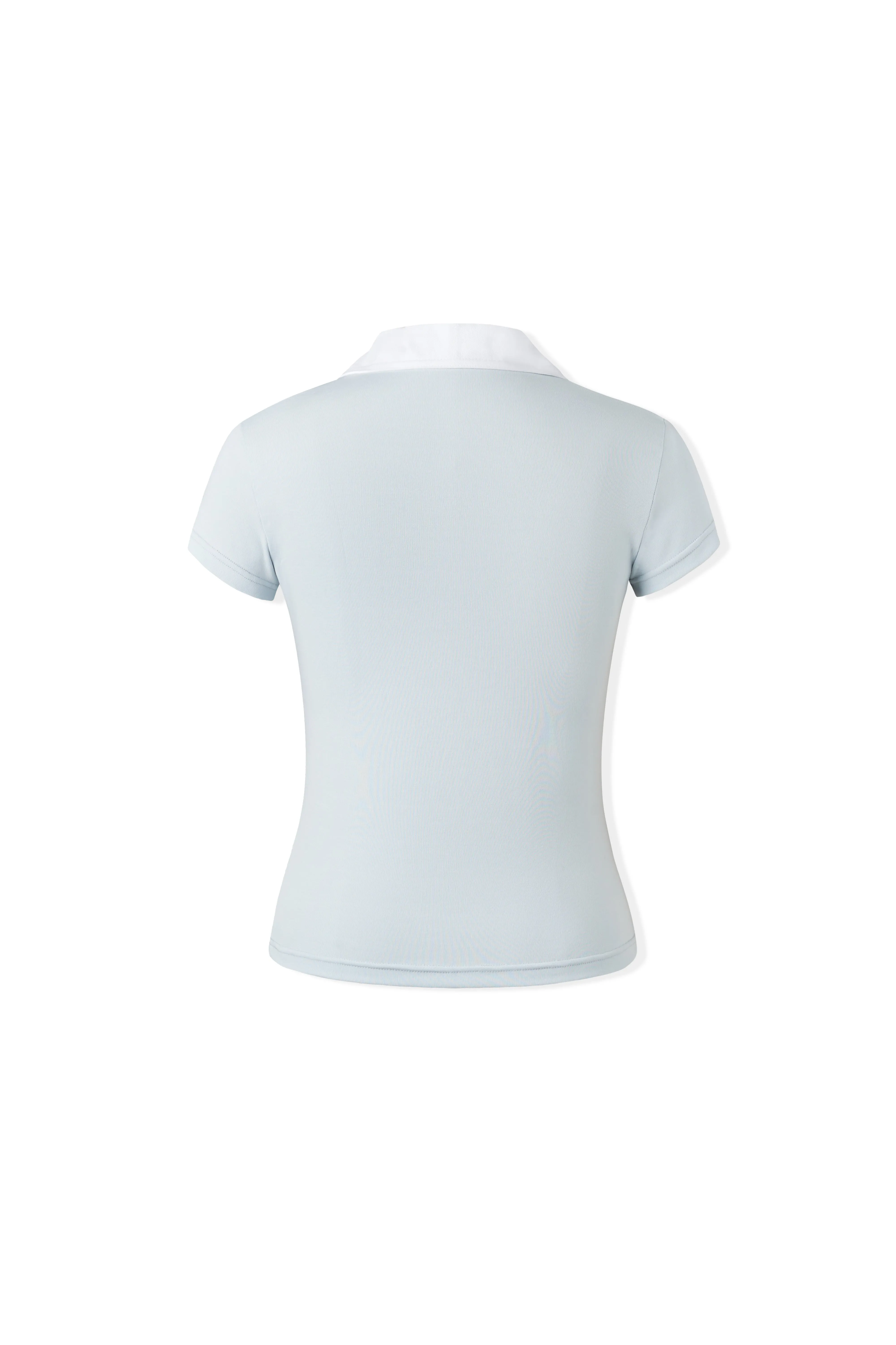 Light Blue Seaside Holiday Polo Tee
