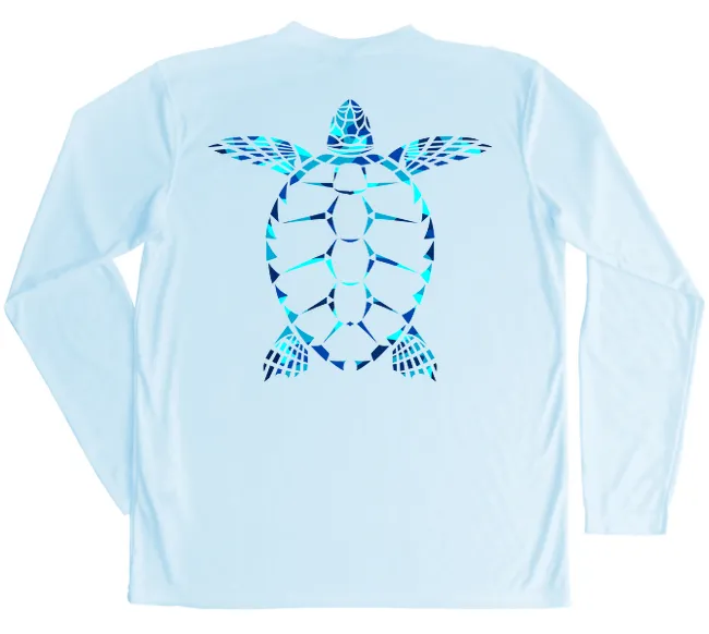 Loggerhead Sea Turtle Performance Shirt (Water Camo)