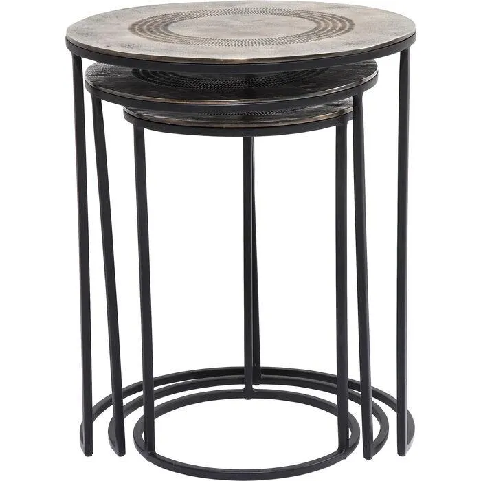 Marrakesh Gold Side Table (3/Set)