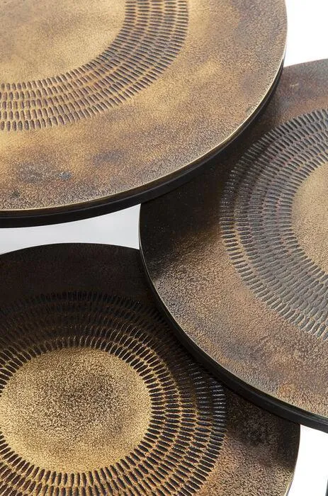 Marrakesh Gold Side Table (3/Set)