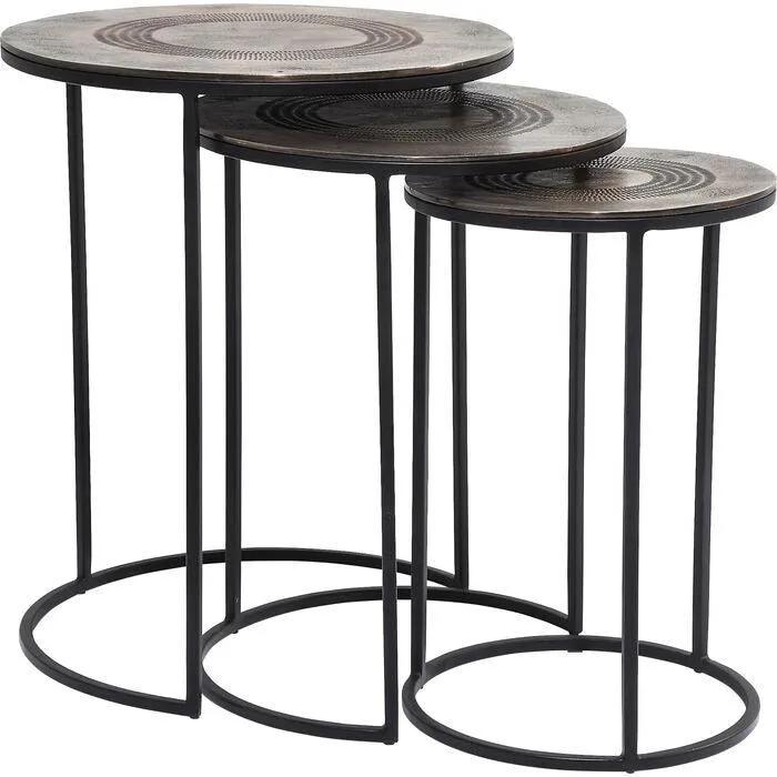Marrakesh Gold Side Table (3/Set)