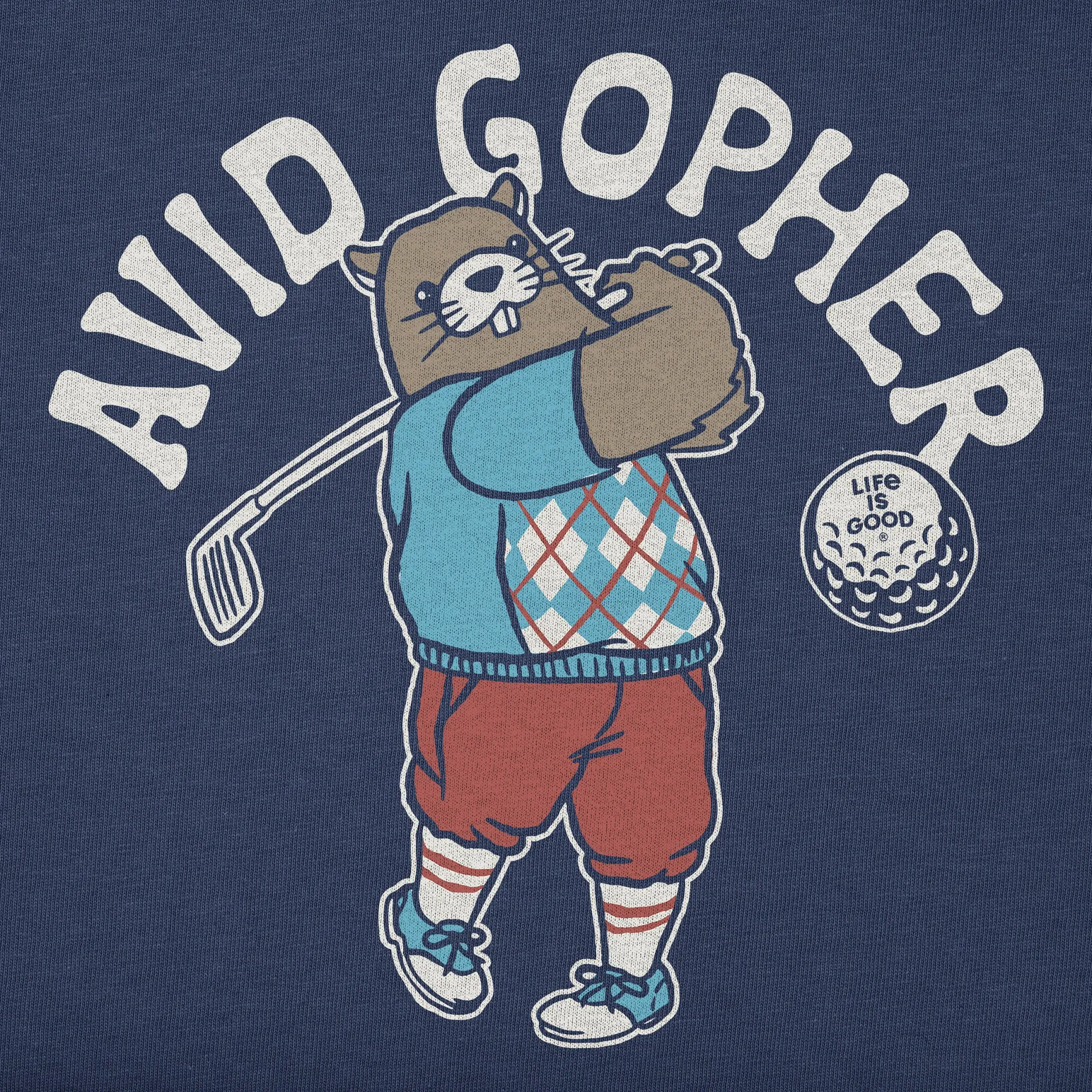 Men's Avid Gopher Short Sleeve Tee