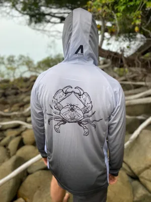 Men's Fishing Shirt - Hooded Mud Crab