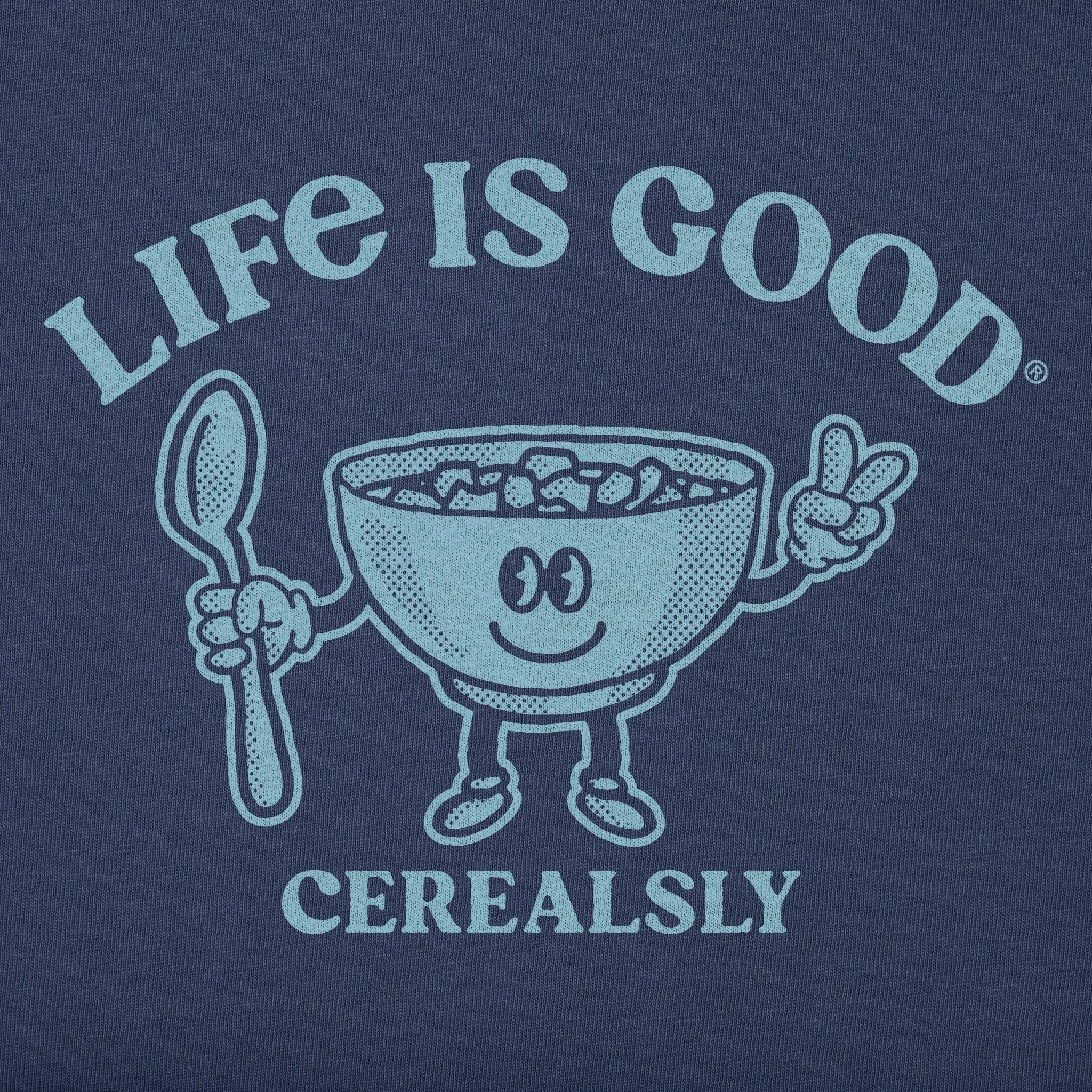 Men's Life is Good Cerealsly Short Sleeve Tee
