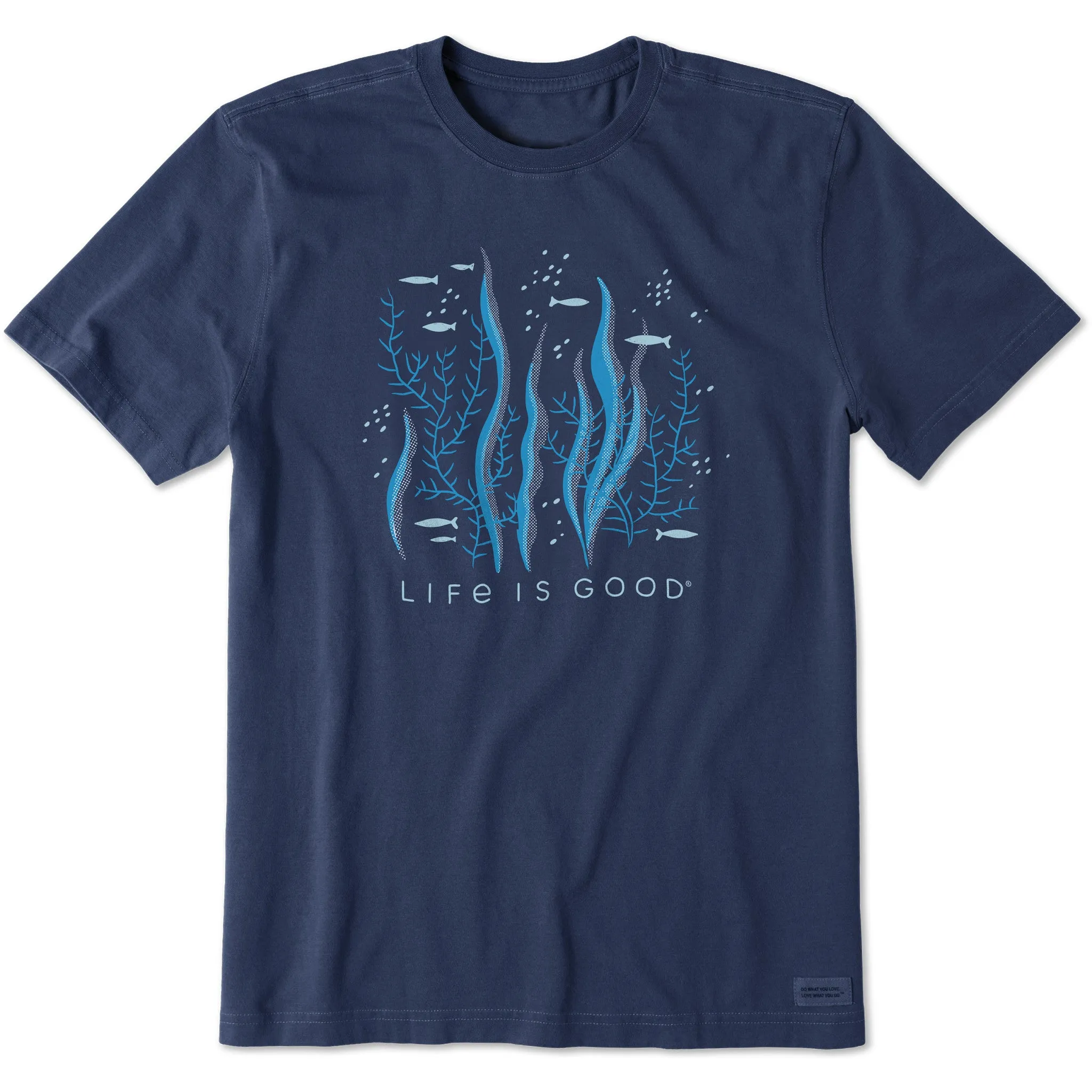 Men's Life is Good Underwater Short Sleeve Crusher Tee