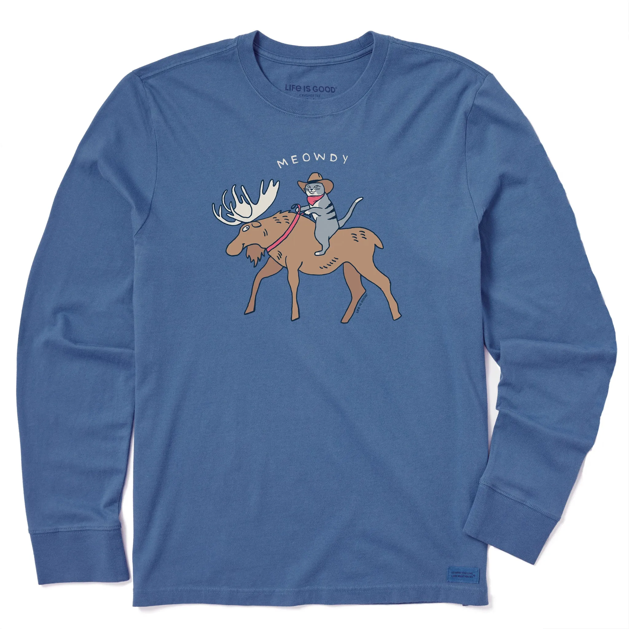 Men's Meowdy Long Sleeve Crusher Tee